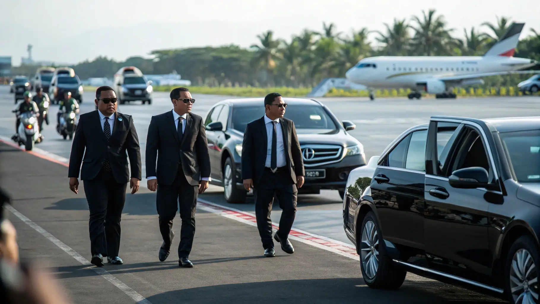 agents patrolling during hostile environment security
